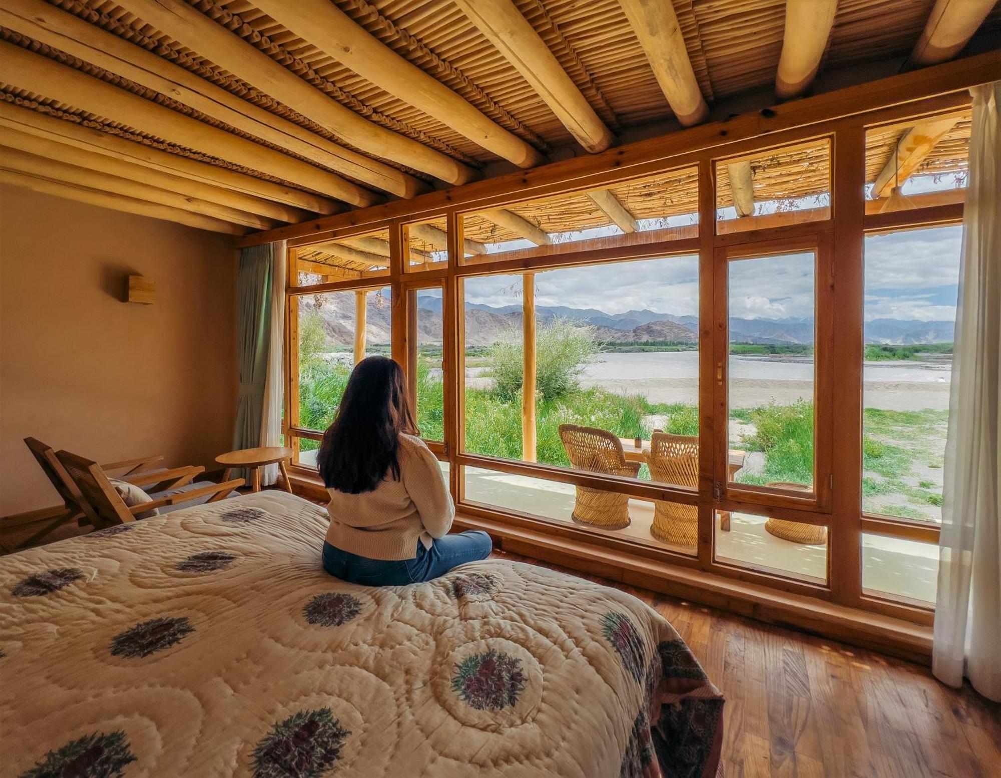The Indus River Camp Лех Экстерьер фото